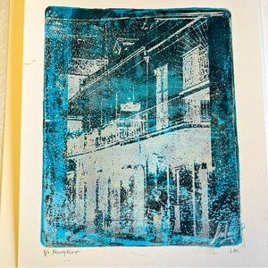 #302 med 10x13.5  Monoprint